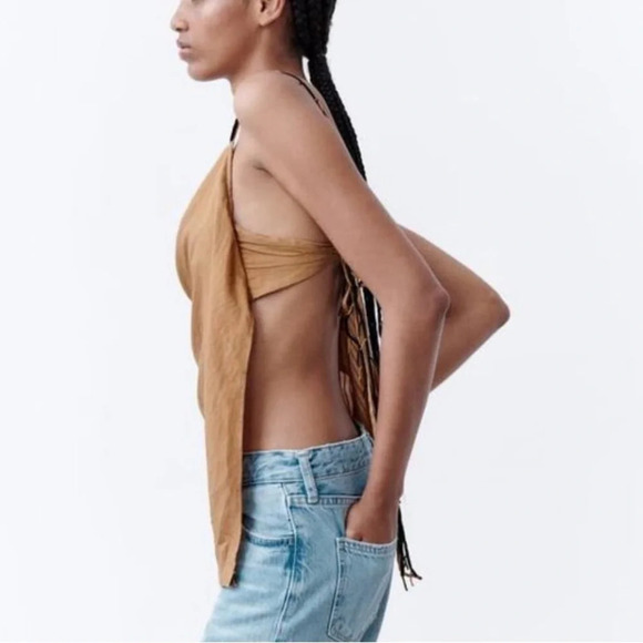 Zara Beaded Asymmetrical Top - Picture 5 of 5